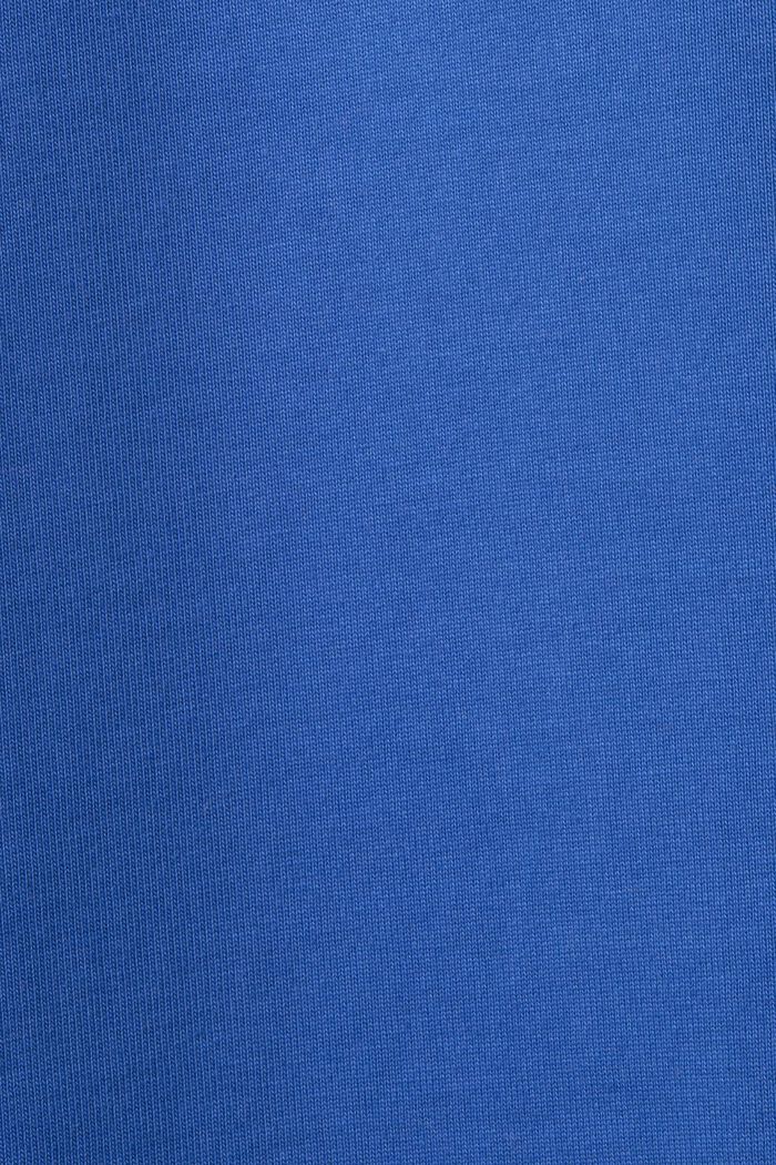 Unisex tričko s logem, z bavlněného žerzeje, BRIGHT BLUE, detail image number 7