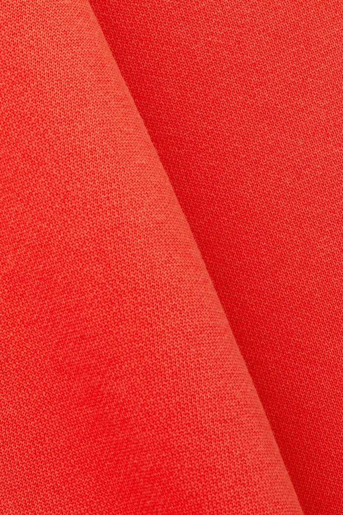 Jednoduchá mikina s klasickým střihem Regular Fit, RED, detail image number 6