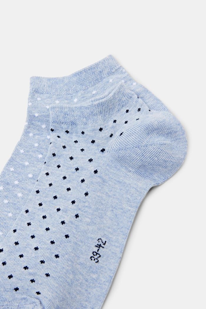 Puntíkované nízké ponožky, balení 2 ks, JEANS, detail image number 2
