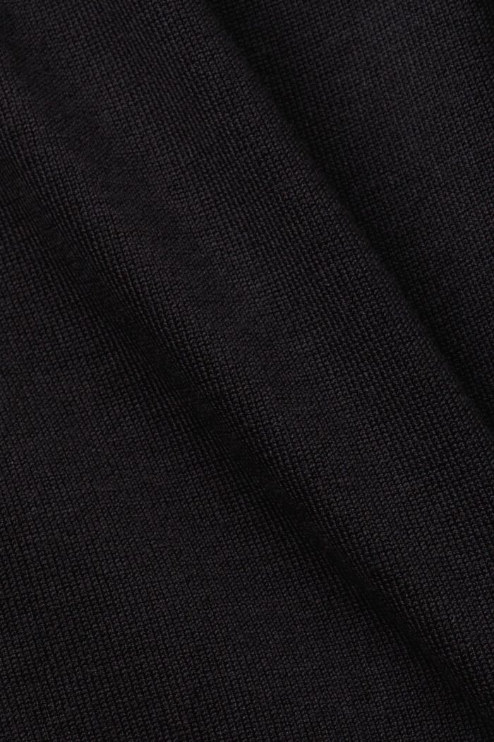 Basic pulovr s rolákem, LENZING™ ECOVERO™, BLACK, detail image number 5