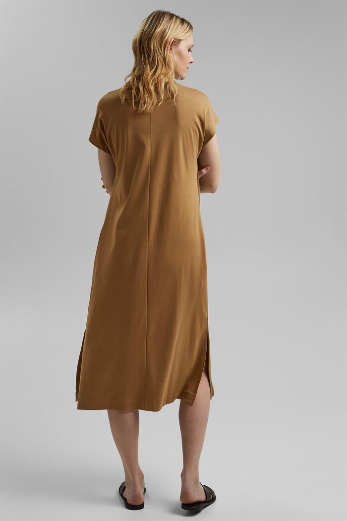 Ze směsi TENCEL™: šaty z interlockového žerzeje, BARK, detail image number 2