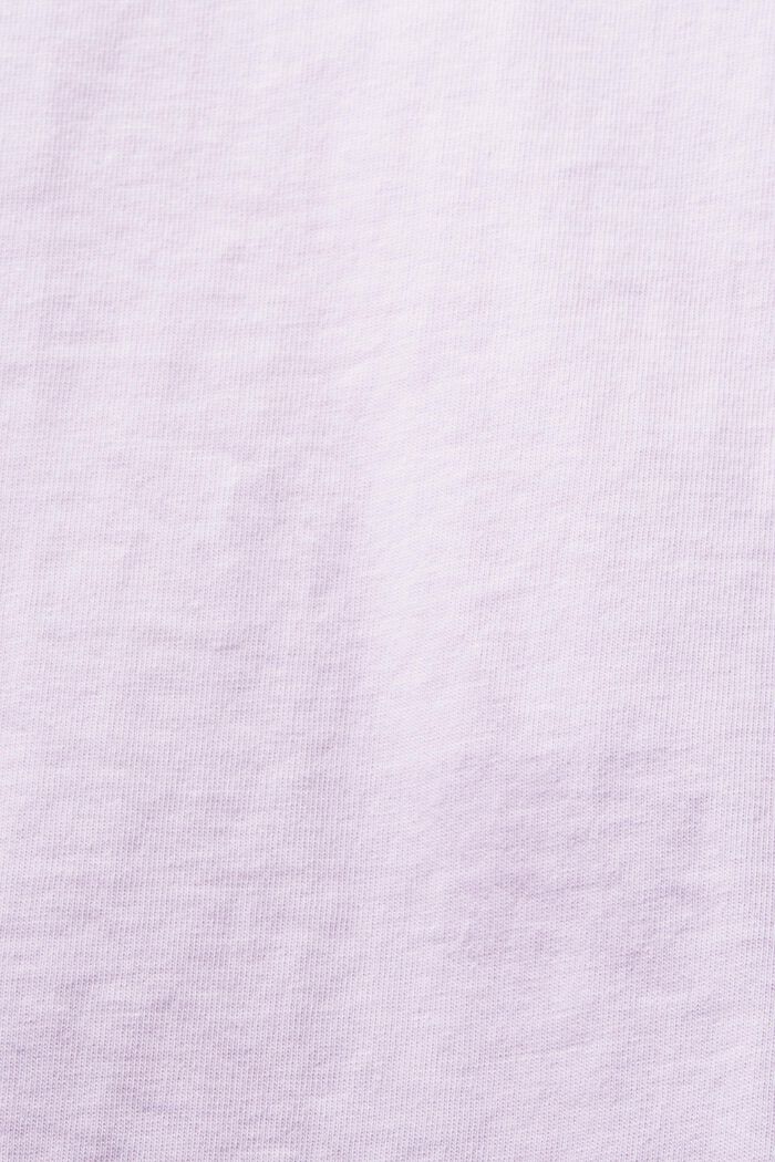 Tričko s krátkým rukávem, ze směsi materiálů, LAVENDER, detail image number 4