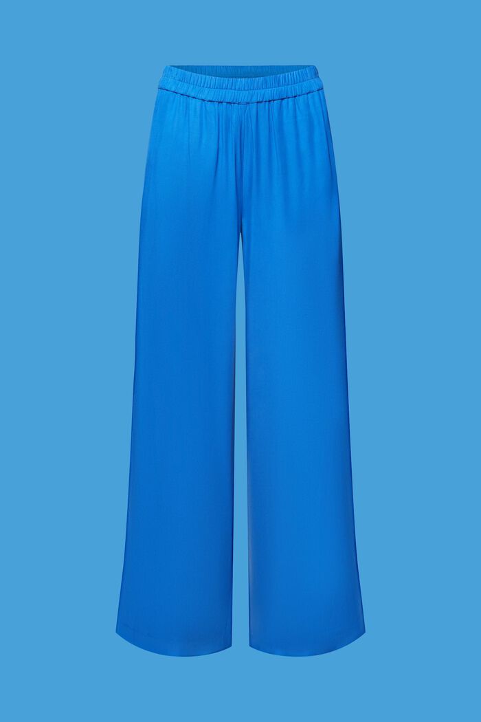 Kalhotami s širokými nohavicemi, LENZING™ ECOVERO™, BRIGHT BLUE, detail image number 7