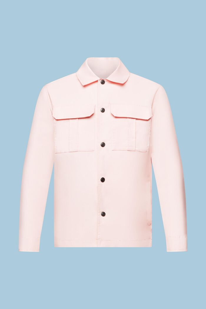 Košilová bunda z kepru, PASTEL PINK, detail image number 7