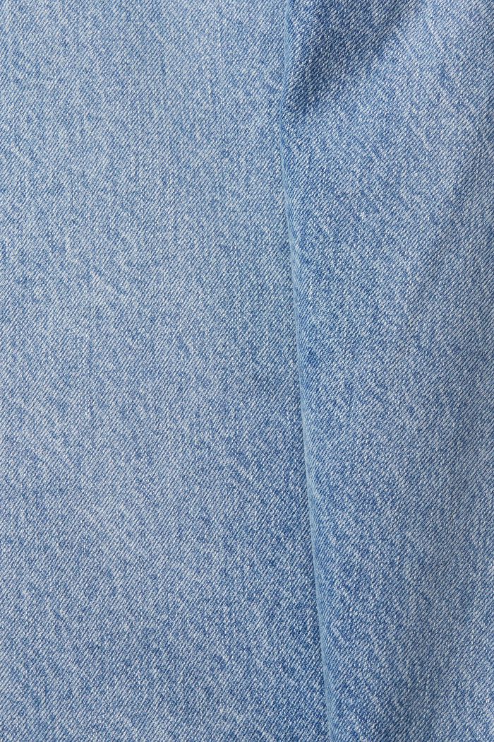 Džíny ve stylu dad, z bavlny, BLUE LIGHT WASHED, detail image number 7