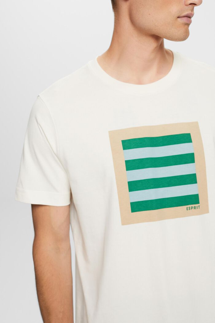 Tričko z bavlněného žerzeje, s grafickým designem, ICE, detail image number 2