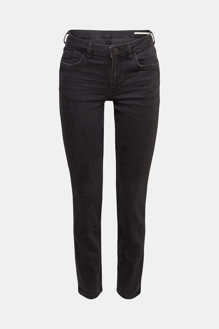 Strečové džíny s úzkým střihem Slim Fit, BLACK DARK WASHED, detail image number 7