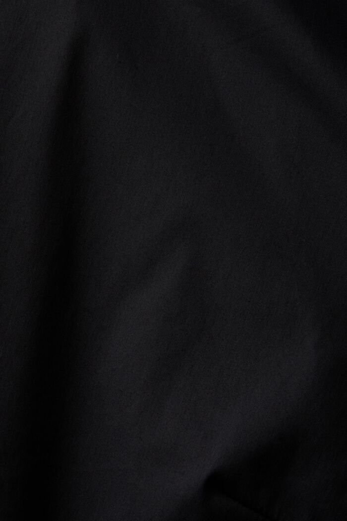 Košilová halenka z popelínu, BLACK, detail image number 4