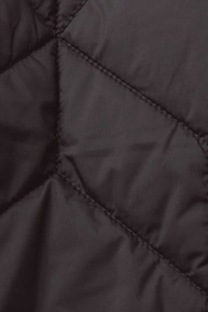 Z recyklovaného materiálu: prošívaná bunda s plyšovou podšívkou, BLACK, detail image number 5