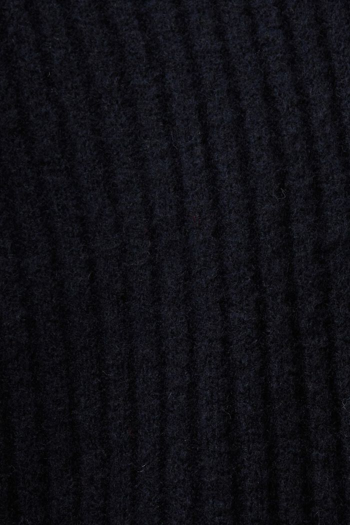 Minišaty z žebrové pleteniny, BLACK, detail image number 5