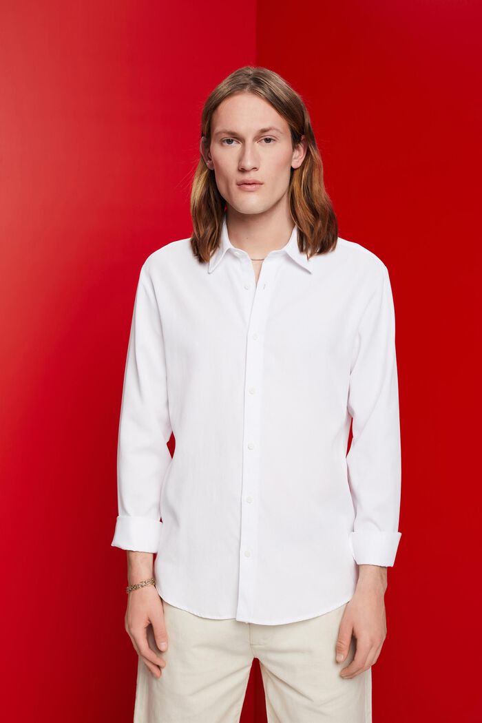 Tričko s úzkým střihem, WHITE, detail image number 0