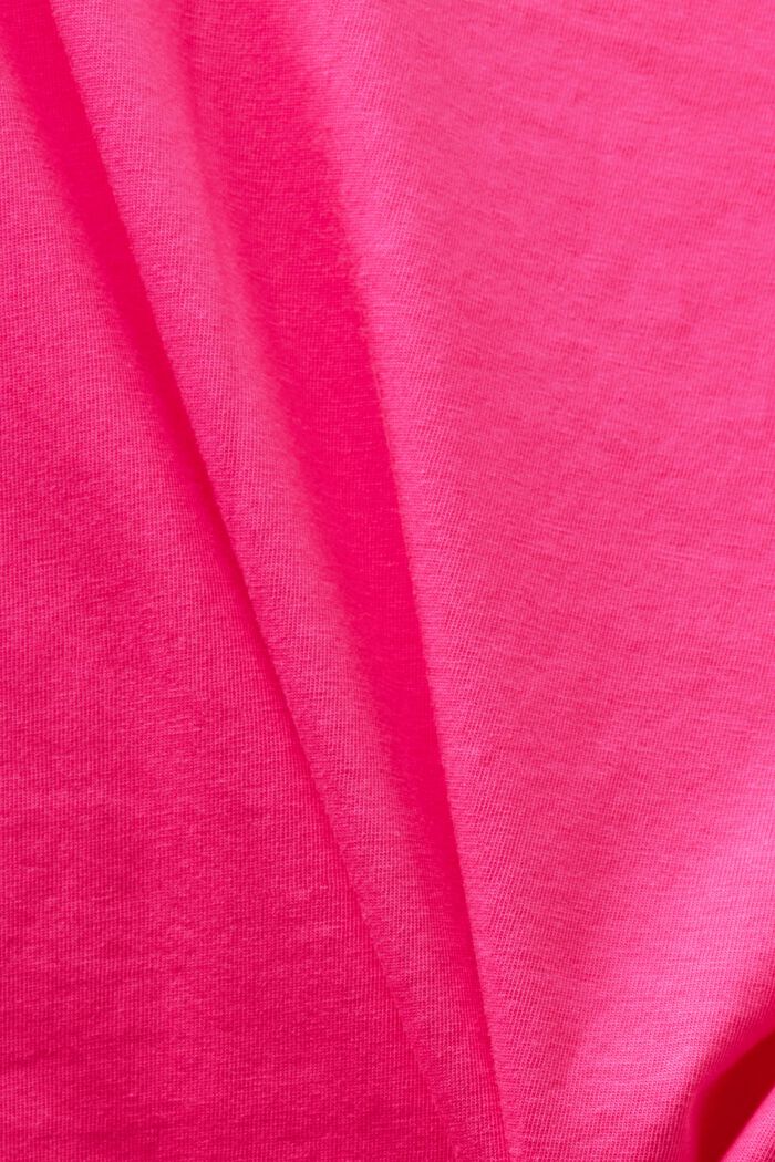 Tričko se špičatým výstřihem, PINK FUCHSIA, detail image number 4