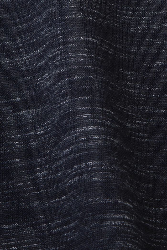 Mikina s vysokým límcem, ze směsi s bavlnou, NAVY, detail image number 4