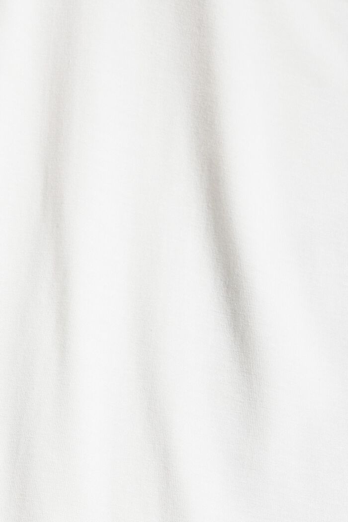 Tričko s metalickým potiskem, materiál LENZING™ ECOVERO™, OFF WHITE, detail image number 1