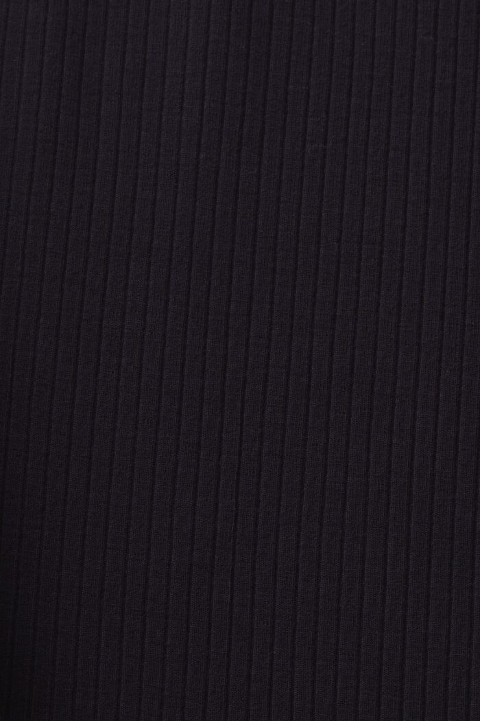 Žebrové tílko, BLACK, detail image number 6