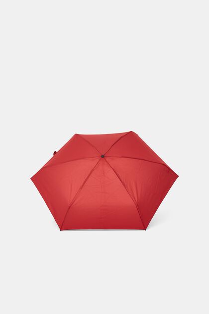 Jednobarevný kapesní mini deštník, RED, overview