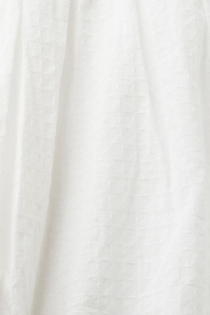 Oversize halenka, 100 % bavlna, WHITE, detail image number 6