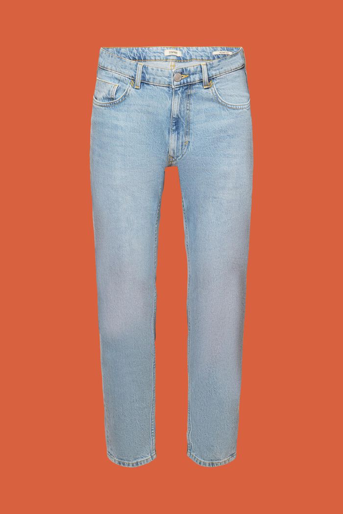 Ležérní džíny s úzkým střihem Slim Fit, BLUE LIGHT WASHED, detail image number 8