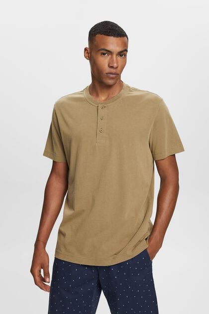 Henley tričko, 100% bavlna