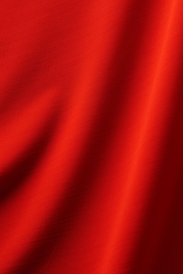 Tričko s dlouhým rukávem a nízkým rolákem, RED, detail image number 5