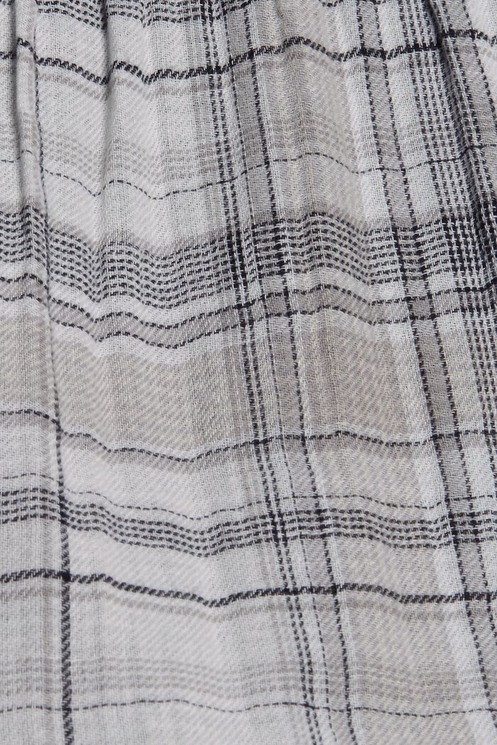 Kárované oboustranné šaty ze 100% bavlny, BLACK, detail image number 4