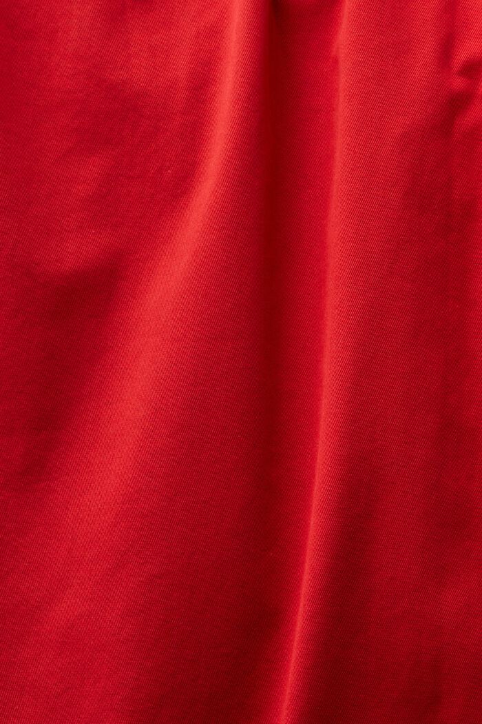 Kalhoty chino se širokými nohavicemi, DARK RED, detail image number 5