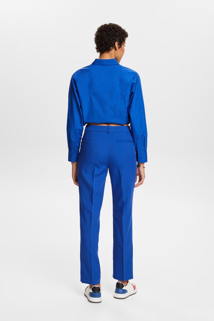 Rovné kalhoty s nízkým pasem, BRIGHT BLUE, detail image number 3