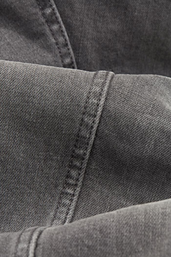 Strečové džíny s bio bavlnou, GREY MEDIUM WASHED, detail image number 6