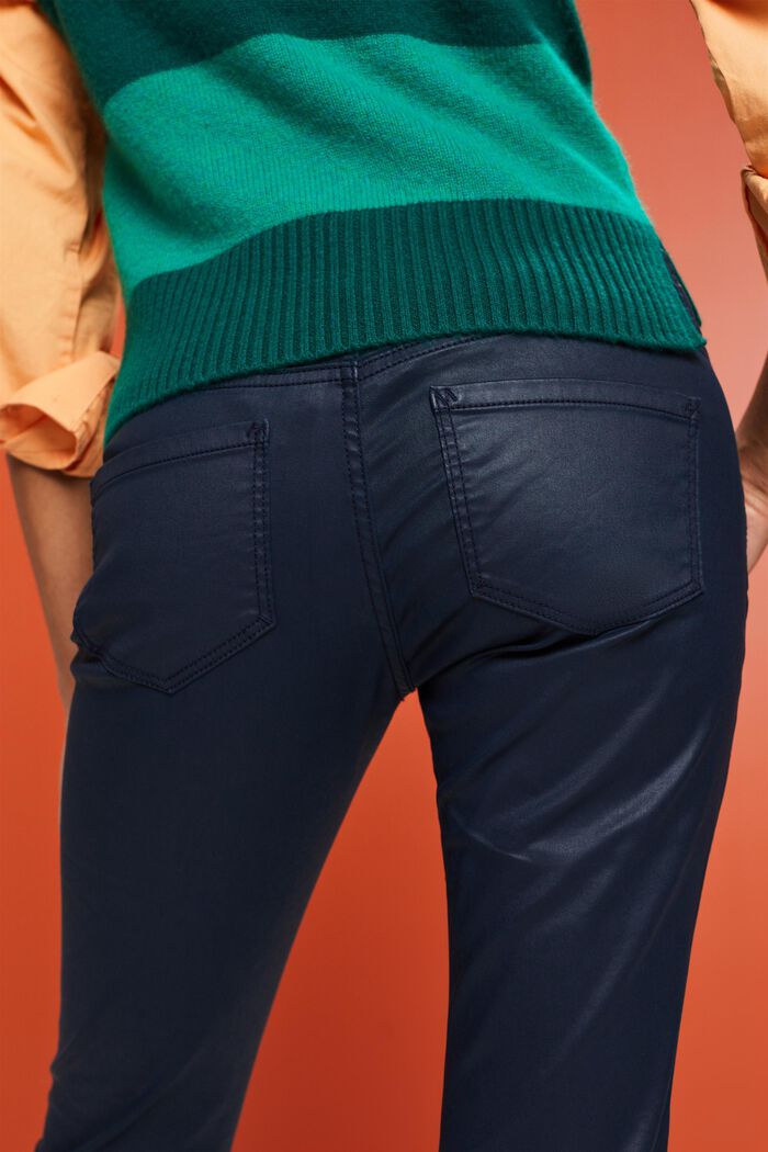 Kalhoty s povrchovou úpravou, NAVY, detail image number 4