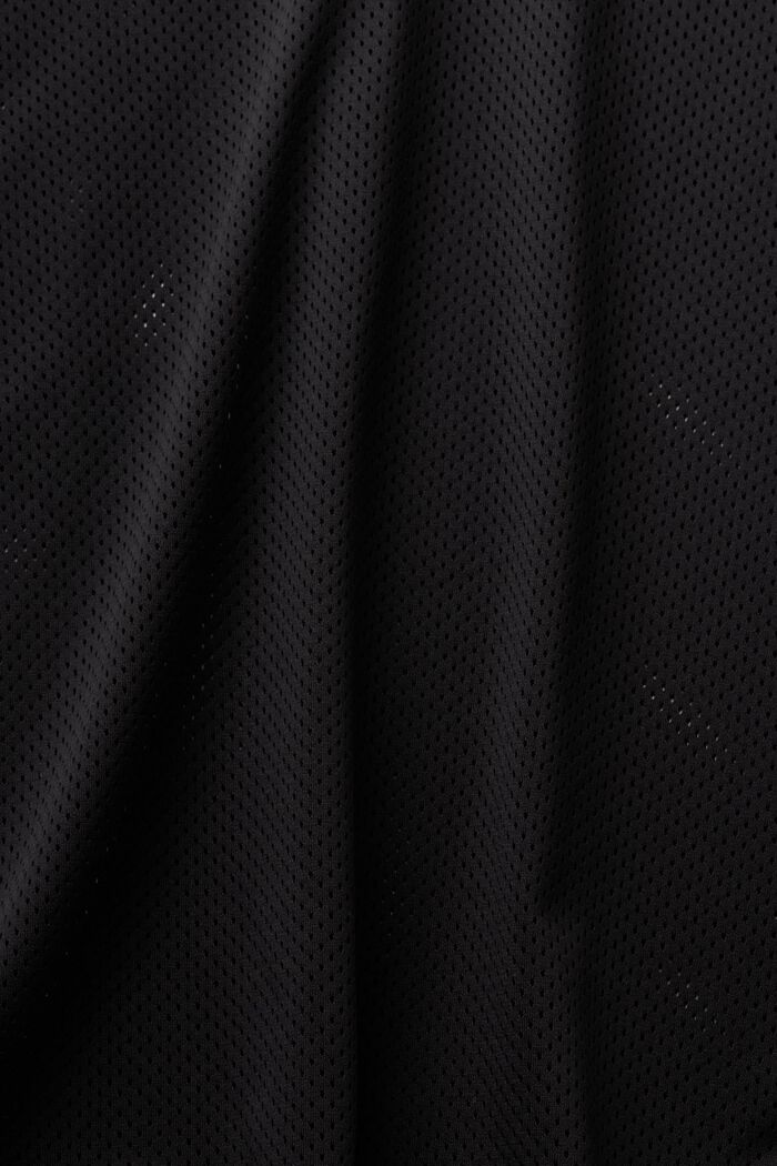 Tričko z volné pleteniny a se špičatým výstřihem, BLACK, detail image number 4