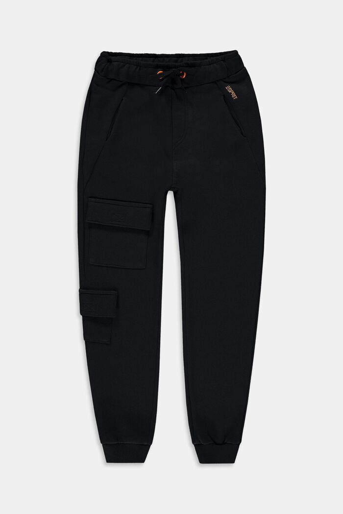 Bavlněné joggingové kalhoty, BLACK, detail image number 0