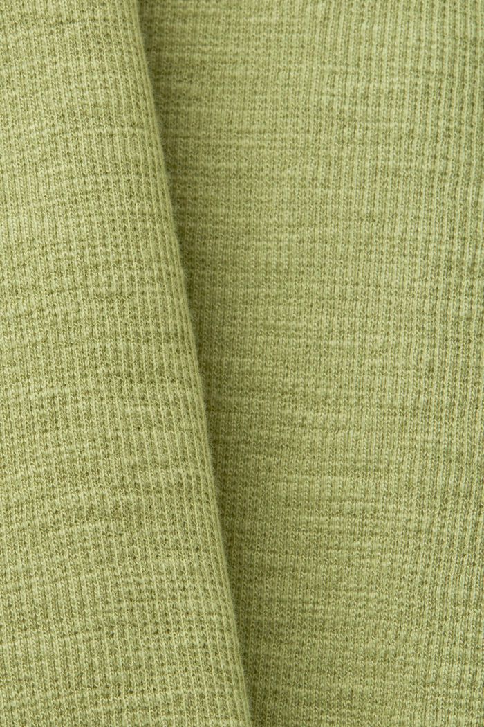 Tričko s rukávy s dírkovou výšivkou, PISTACHIO GREEN, detail image number 5