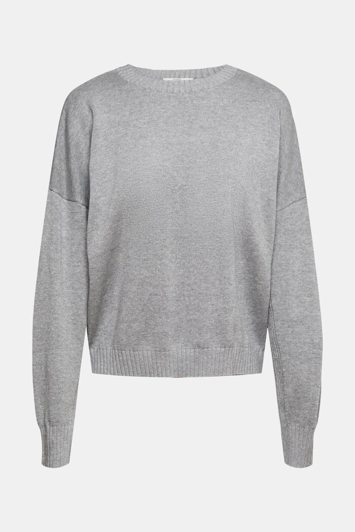 Pletený pulovr, Relaxed Fit, MEDIUM GREY, detail image number 2