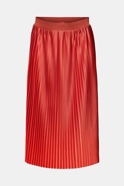 Dvoubarevná žerzejová sukně s plisovanými sklady