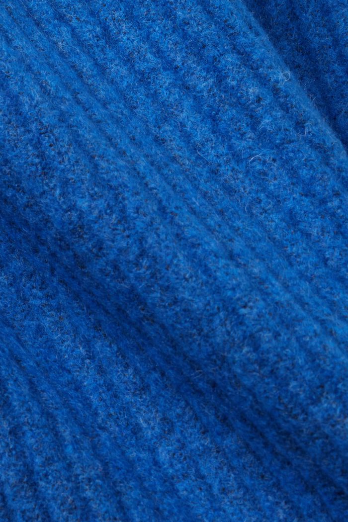 Minišaty z žebrové pleteniny, BRIGHT BLUE, detail image number 5