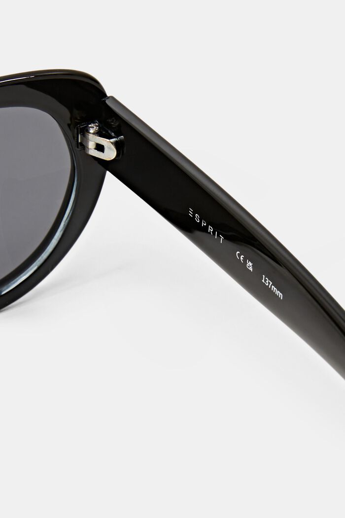 Sluneční brýle s kulatými obroučkami, BLACK, detail image number 3