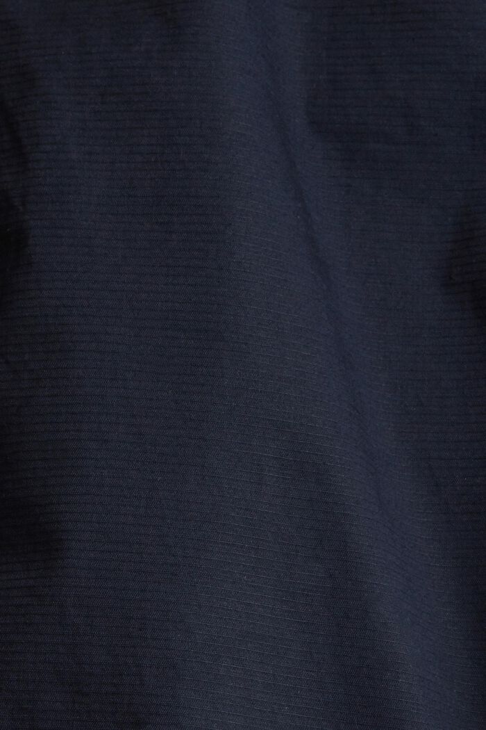 Šortky s gumou v pase, bio bavlna, NAVY, detail image number 4