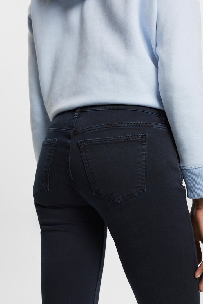 Skinny džíny se střední výškou pasu, NAVY, detail image number 4