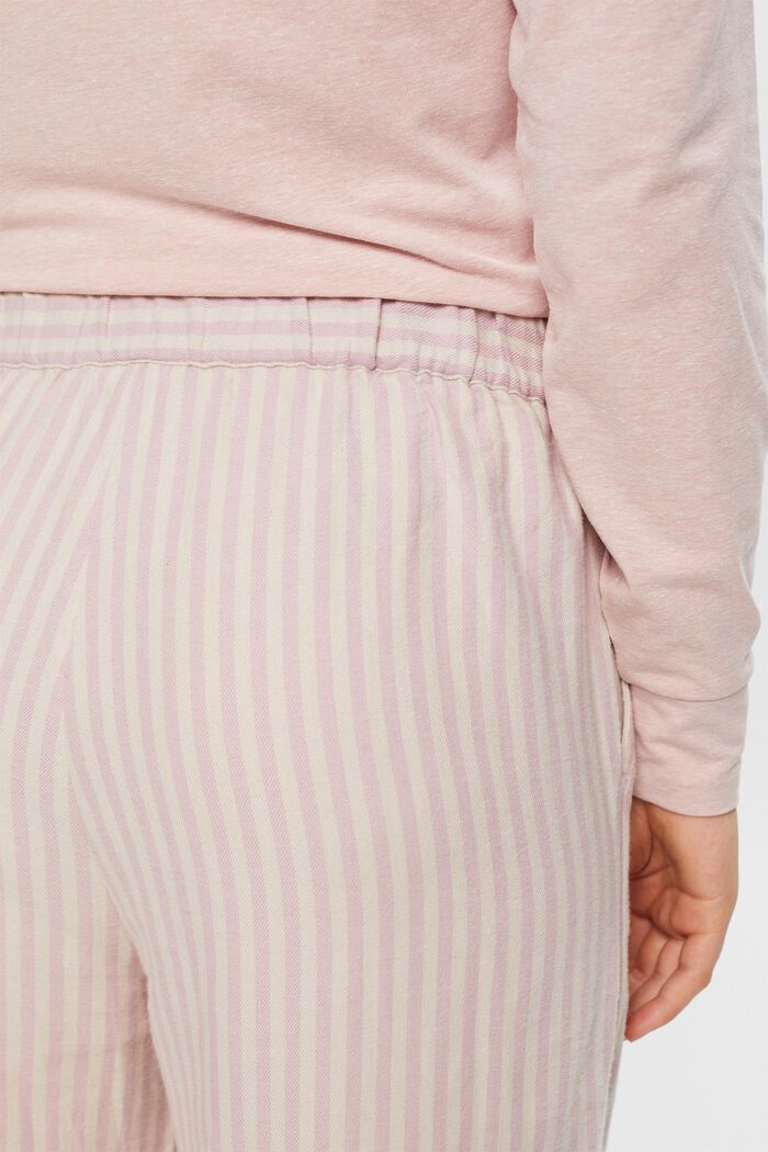 Flanelové pyžamové kalhoty, LIGHT PINK, detail image number 4