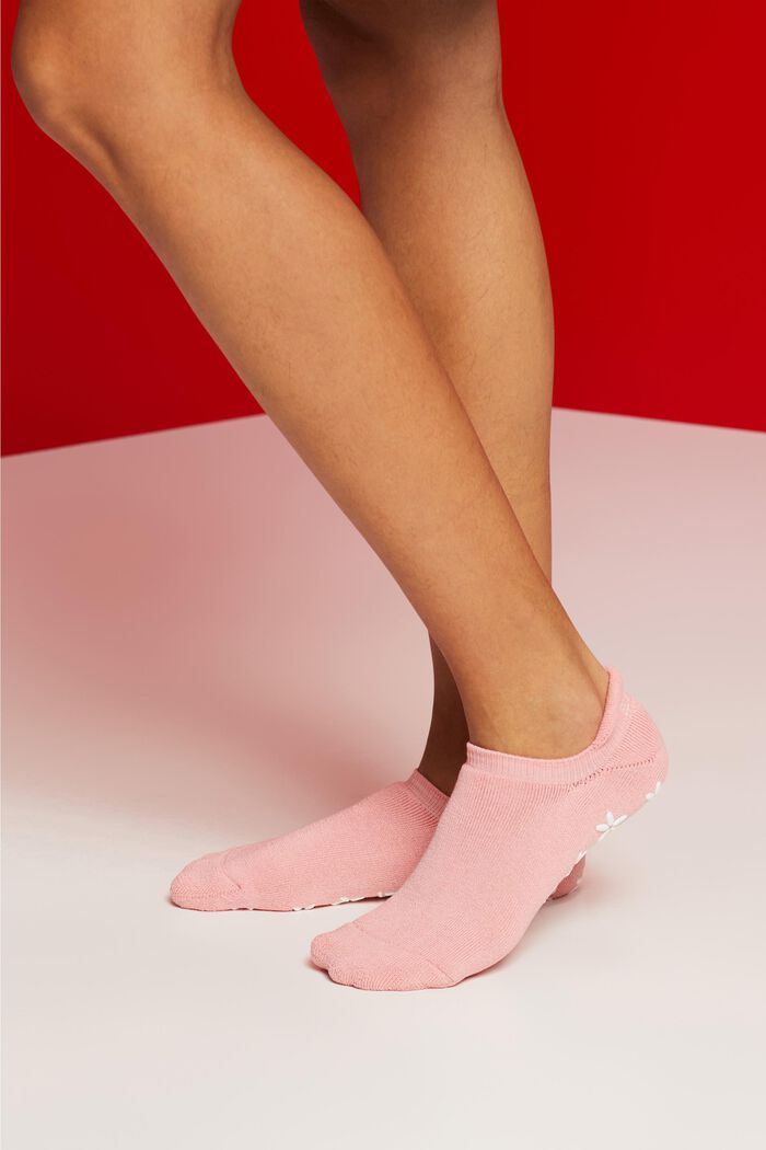 Protiskluzové krátké ponožky, směs s bio bavlnou, BONBON, detail image number 1