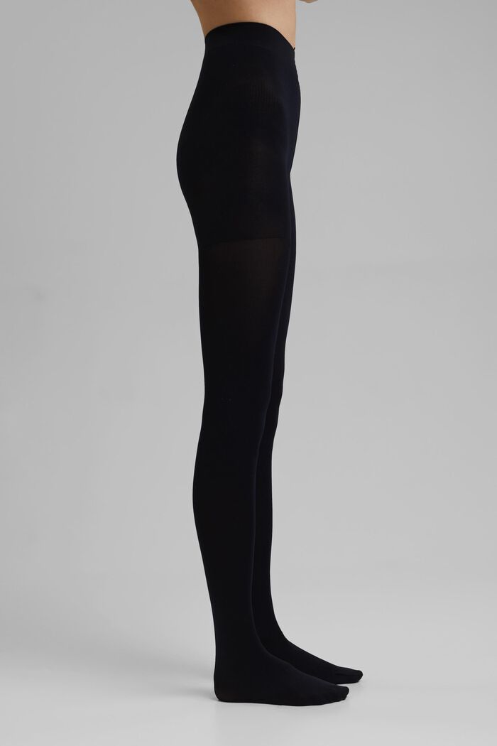 Punčochové kalhoty s tvarujícím efektem, 80 den, MARINE, detail image number 0