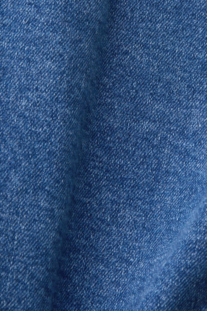 Roztřepená zkrácená džinová bunda, BLUE DARK WASHED, detail image number 5