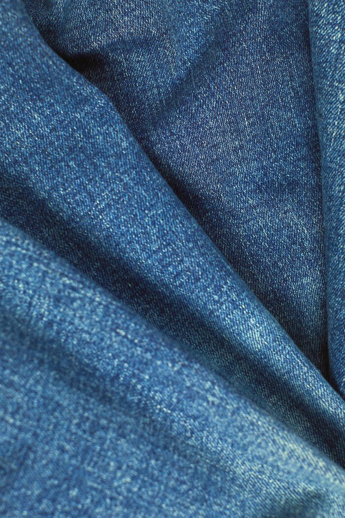 Retro Slim džíny s vysokým pasem, BLUE MEDIUM WASHED, detail image number 5