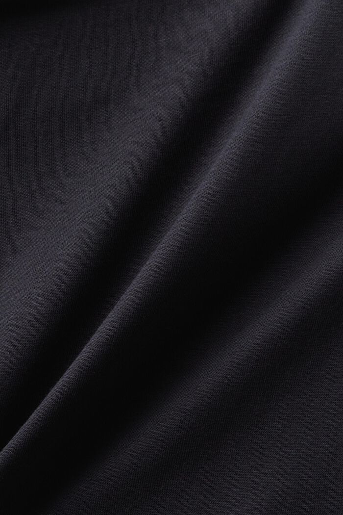 Žerzejové tričko s potiskem na předním dílu, BLACK, detail image number 5