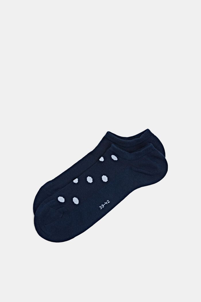 2 párů ponožek do tenisek se síťovinou, bio bavlna, PLUM, detail image number 0