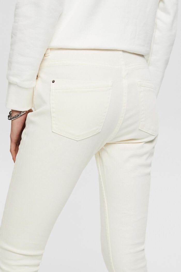 Strečové kalhoty s detaily v podobě zipů, OFF WHITE, detail image number 0