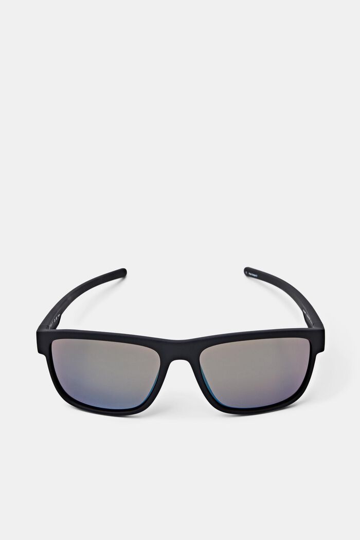 Sportovní sluneční brýle s matnými obroučkami, BLACK, detail image number 2