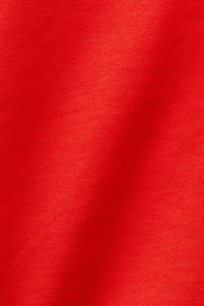 Zkrácená mikina s logem, RED, detail image number 5