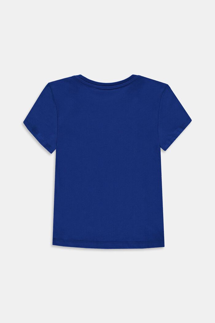 Tričko s logem, ze 100% bavlny, BRIGHT BLUE, detail image number 1