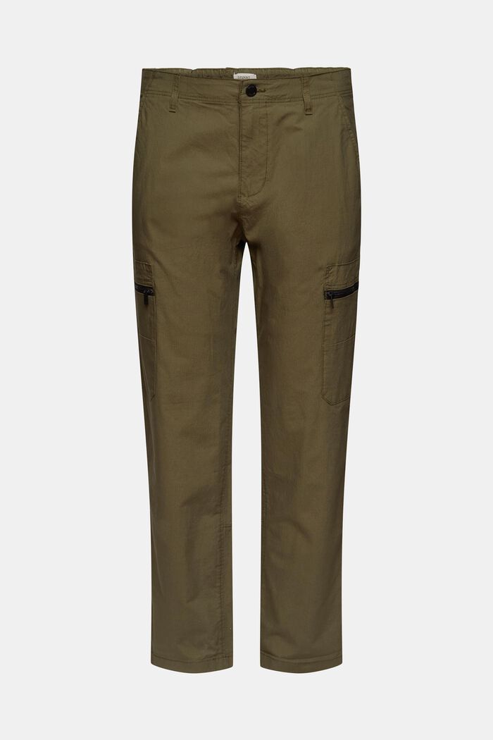 Kalhoty s kapsami na zip, FOREST, overview